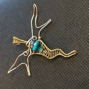 NWT Brass Dragon Pendant